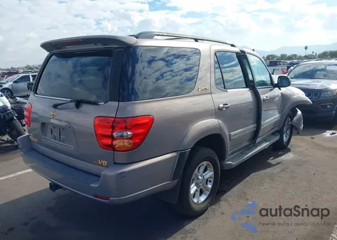 2002 Toyota Sequoia Limited V8 from USA, damaged, VIN 5TDZT38A42S069707